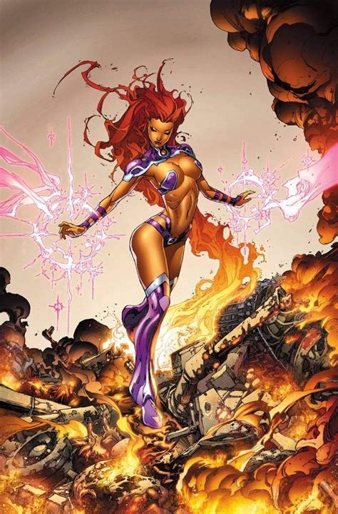 Pin By The Legendary Rawnzilla On Starfire Princess Of Tamaran Starfire Comics Female Dc