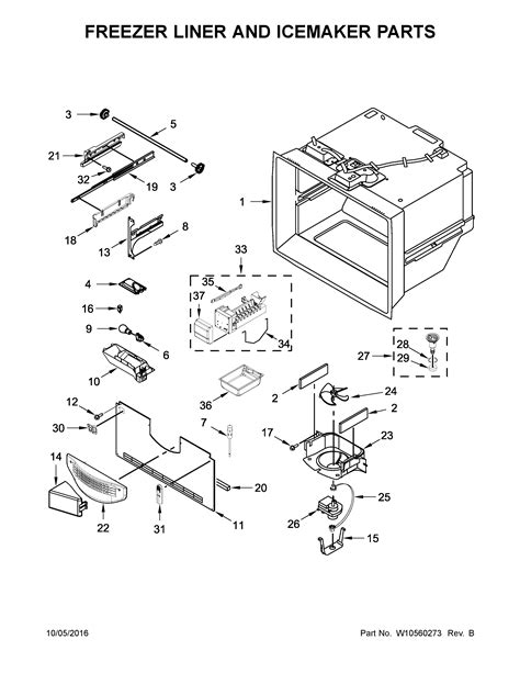 Share the best way to find parts for kitchenaid refrigerator model kfcs22evms8 is by clicking one of the diagrams we have use and care manuals for kitchenaid model kfcs22evms8 and our expert installation videos. KitchenAid KFCS22EVMS8 bottom-mount refrigerator parts ...