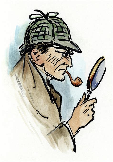 Sherlock Holmes C1905 Drawing By Granger Fine Art America
