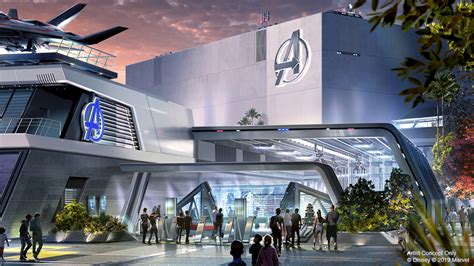 Avengers Campus At Disney Parks Details And Concept Art Revealed