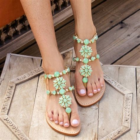 Mystique Jeweled Sandals And Flats For Women