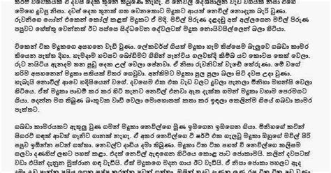 Sinhala Wal Katha Collection කැම්පස් Fun Part 03