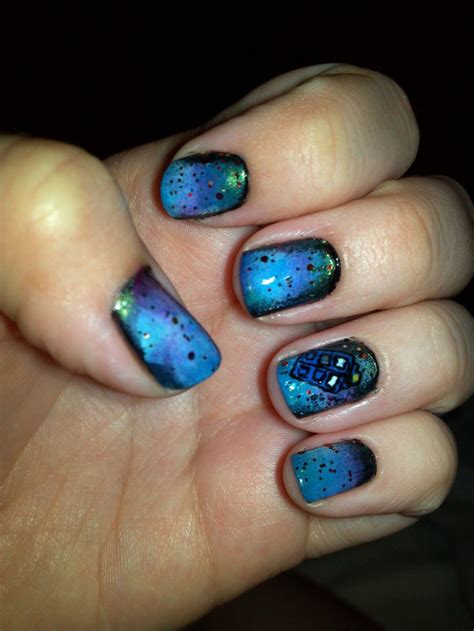 Galaxy Nail Artplus A Tardis For All The Doctor Who Fans Out There