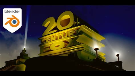 20th Century Fox Logo Animation In Blender 33 My First Attempt