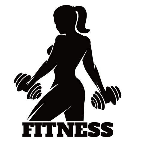 Fitness Centre Silhouette Physical Fitness Female Muscle Barbell Png