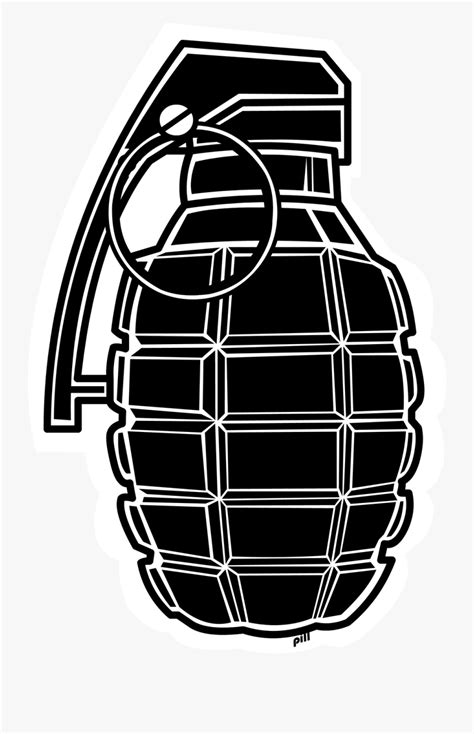 Bomb Diggity - Transparent Background Grenade Vector , Free Transparent