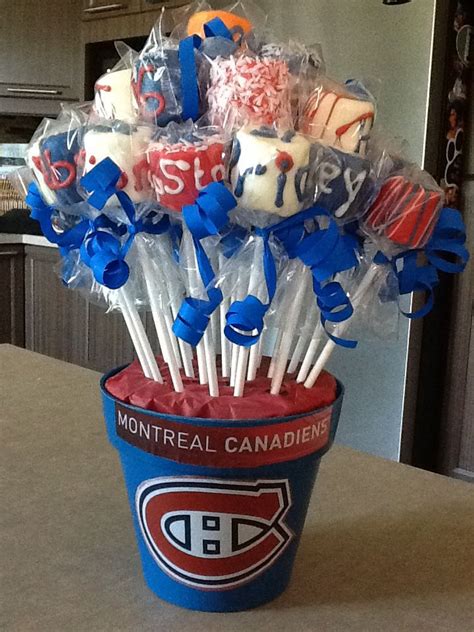 Canadiens De Montreal Hockey Pops Lollipop Desserts Food