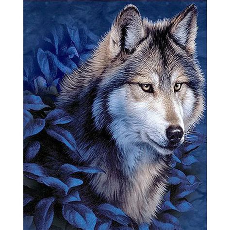 Full Diamond Painting Wolf Animal Diamond Embroidery Sale Needlework