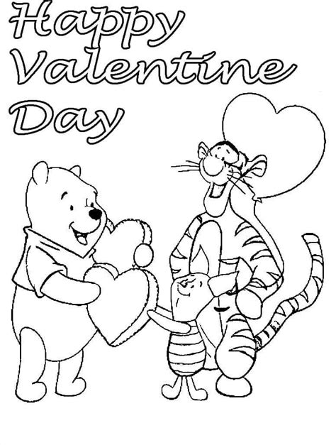 You could also print the image by clicking the print button above the image. Free Printable Valentine's Day Coloring Pages