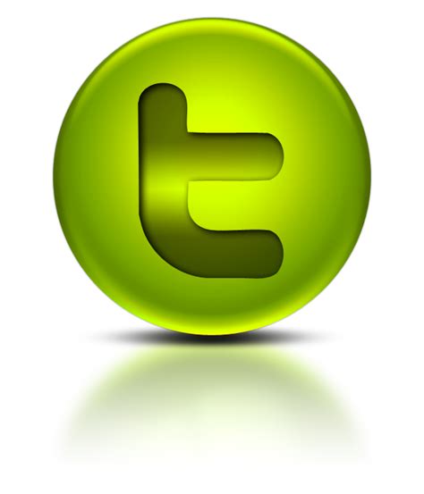 Green Twitter Icon Clipart Best
