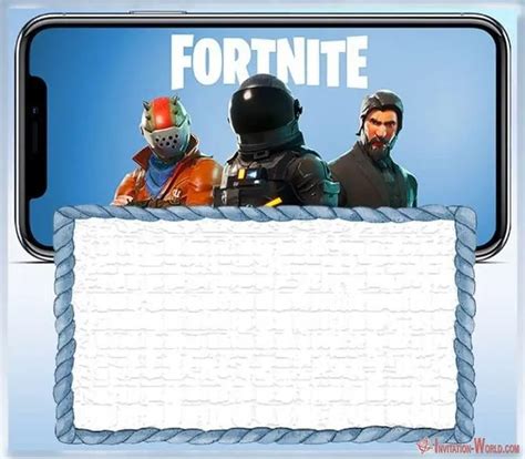 8 Fortnite Invitation Templates For Epic Party