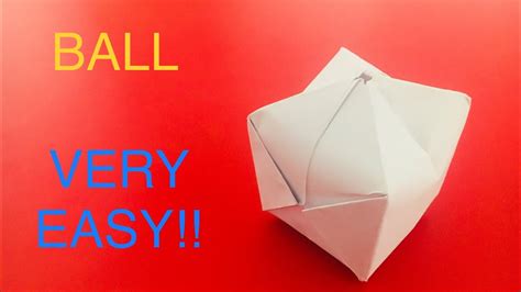 How To Make A Paper Ball Very Easy Youtube