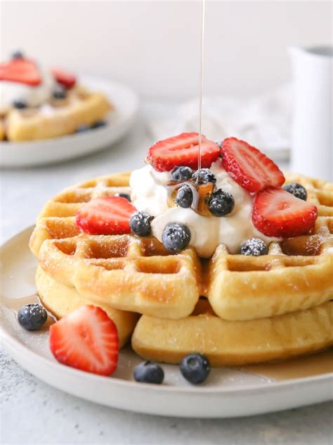 The Best Buttermilk Waffles Completely Delicious