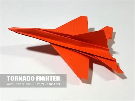 Most planes are best indoors, but some will surpise you outdoors. PAPER JET FIGHTER - How to make a paper airplane that ...