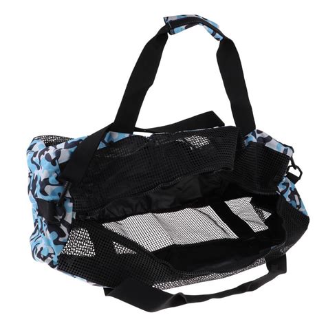 Mesh Duffle Gear Bag With Shoulder Strap For Scuba Dive Snorkeling
