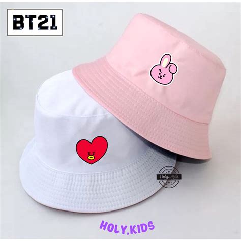 Jual Topi Bucket Bt21 Topi Bucket Bts Topi Tata Chimmy Koya Rj Mang