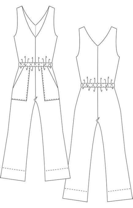 25 Trendy Sewing Patterns Jumpsuit Summer Jumpsuit Pattern Sewing