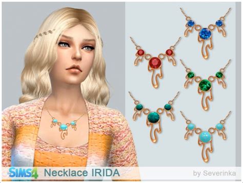 Irida Necklace At Sims By Severinka Sims 4 Updates