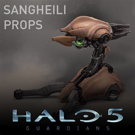 Artstation Halo 5 Guardians Sangheili Props