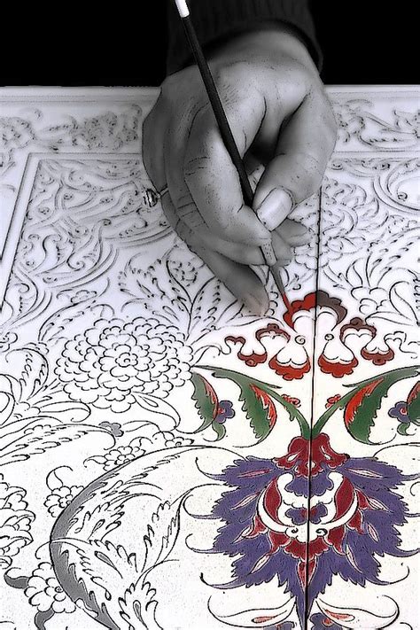 Tezhip Ottoman Illumination Turkish Art Tile Art Moorish Design