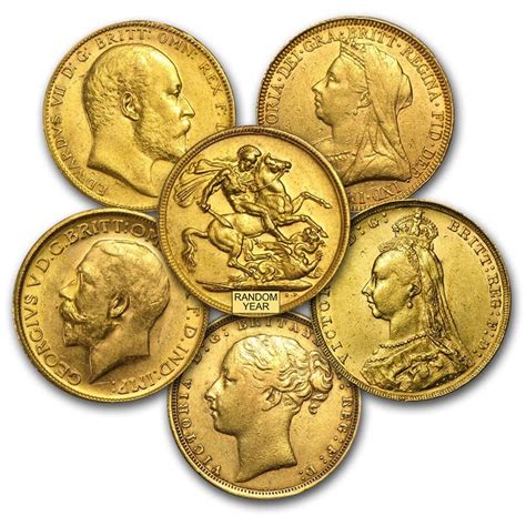 Buy British Gold Sovereign Coins Average Circulation Apmex