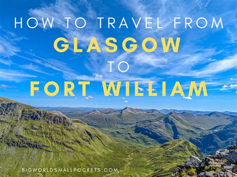 Journey From Glasgow To Fort William