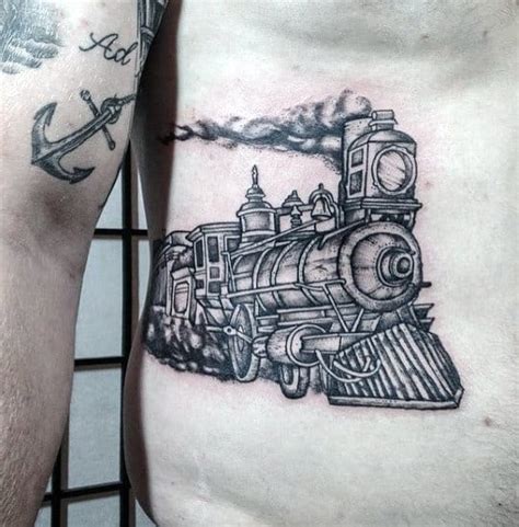 70 Train Tattoos For Men Masculine Railroad Designs