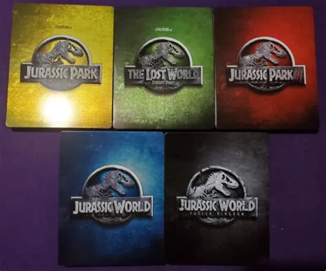 Jurassic Park Jurassic World 4k Steelbook Collection 20000 Picclick