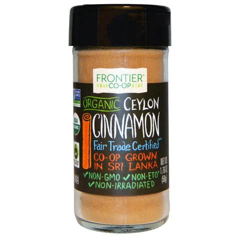 Frontier Natural Products Organic Ceylon Cinnamon 176 Oz Pack Of 2