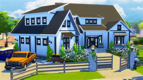 Farmhouse Builds Sims House Sims 4 House Design Sims Hot Sex Picture
