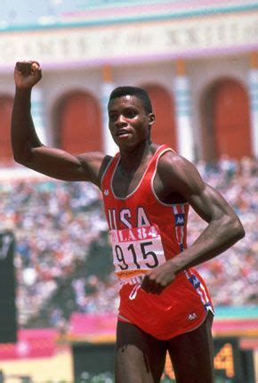He is also the only man who has won the long jump olympic title four consecutive times. "My best year of track competition was the first year I ...