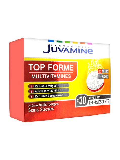 Juvamine Top Forme Multivitamines Comprim S Effervescents