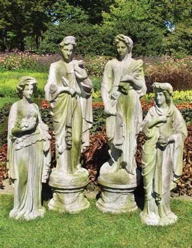 Classical Garden Figures Set Of 4 In 2021 Garden Figures Victorian