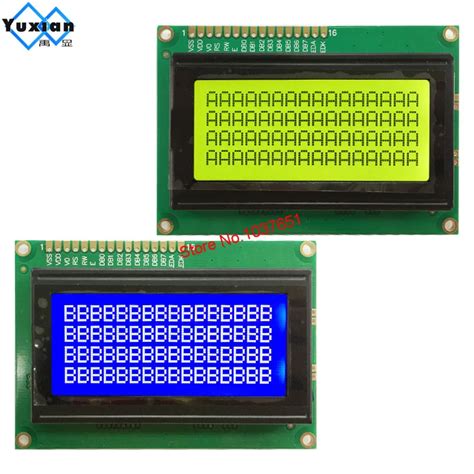 Lcd Module 1604 16x4 Display Hd44780 Splc780d1 New Brand Replacement
