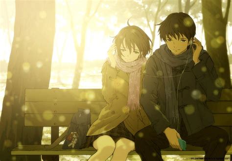 Romantic Anime Couple Hd Wallpapers Wallpaper Cave