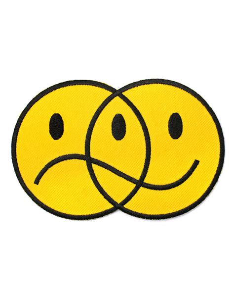 Happy Sad Face Venn Diagram Patch Strange Ways