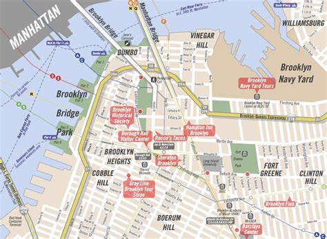 Brooklyn Chamber Of Commerce Brooklyn Tourism Map Turnstile Tours