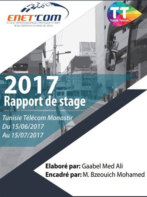 Modele De Page De Garde Pour Un Rapport De Stage Financial Report My