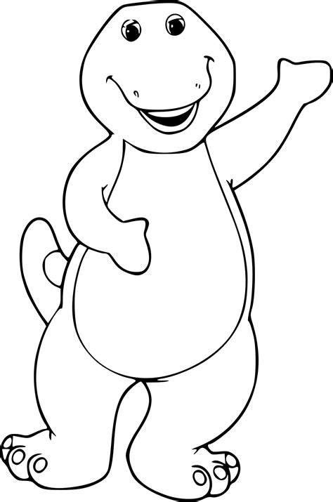 Barney coloring page - free printable coloring pages on coloori.com