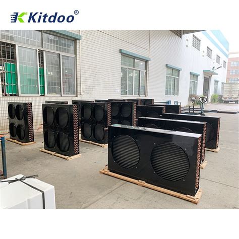 Air Cooled Condensers Aluminum Fin Evaporative Air Cooler For Cold Room