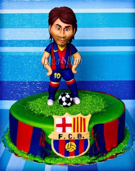 Leo Messi Cake Football Cake Soccer Cake Cake