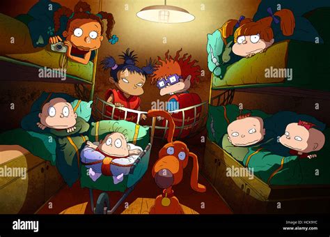 Rugrats Go Wild Spike Hund Dil Pickles Tommy Pickles Susie Carmichael Kimi Finster Chuckie