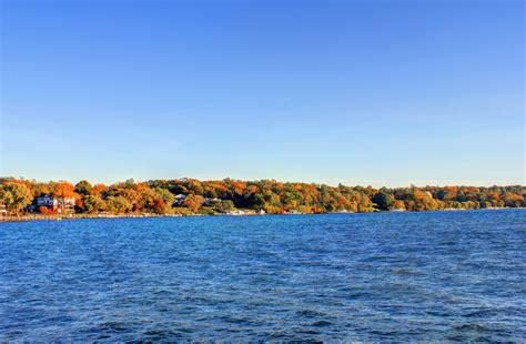 Across the Lake at Lake Geneva, Wisconsin image - Free stock photo ...