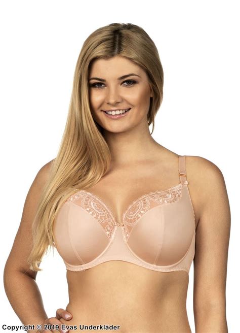 Full Cup Bra Small Lace Inlays C To M Cup