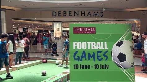 Football Games At The Mall Of Cyprus Youtube