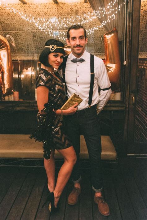 roaring 20 s halloween couple 20s couple halloween roaring gatsby party outfit roaring 20s