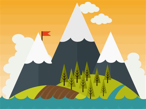 Animated Landscape Uplabs