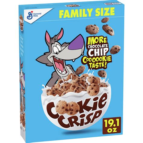 Cookie Crisp Breakfast Cereal Chocolate Chip Cookie 191 Oz Walmart