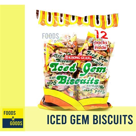 ┇iced Gem Biscuits 12 Packs X 30g Shopee Philippines