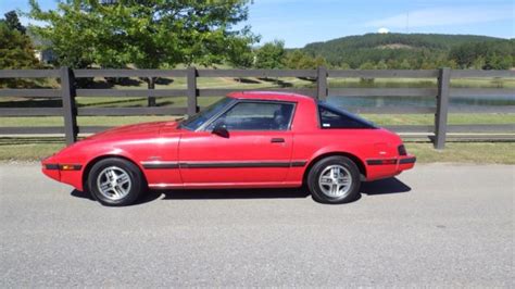 1983 Mazda Rx 7 Red 82000 Original Miles Rotary Power Low Reserve 5